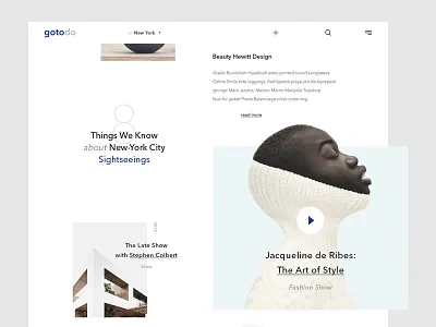 Gotodo art direction blog clean design digital flat material product promo ui ux web website