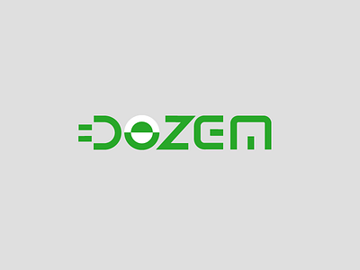 Dozem electronic equipment identity logo logotype online shop