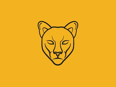 Cougar animallogo animals cat cougar outline