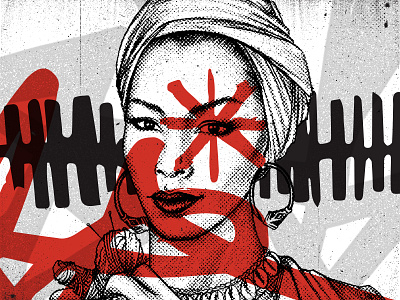 Marie Laveau, Voodoo Queen graphic marielaveau neworleans queen texture voodoo wip