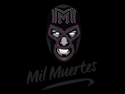 Mil Muertes black lucha underground mil muertes wrestling
