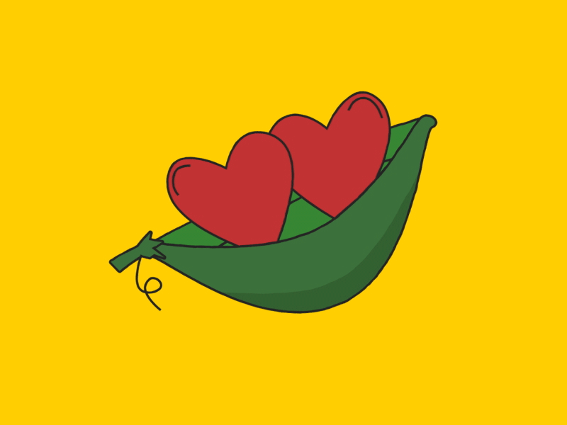 State (of mind) GIF - Love! flying heart hearts love peas in a pod