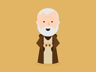 Obi-Wan illustration obi wan obi wan kenobi star wars vector