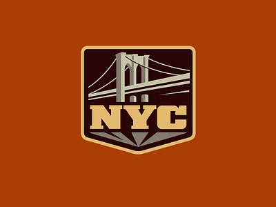 Nyc Bridge badge bridge brooklyn nyc