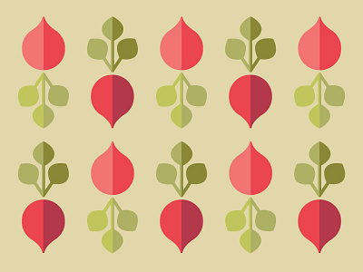 Radishes green pattern radish radishes red vegetable veggie