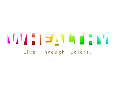 Whealthy colors colours logo negative rainbow space whealthy