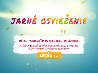 "Spring Refresh" web app app facebook facebook app microsite online ui web