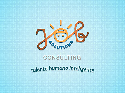 Cursive Job Solutions Logo brand cursive illustrator logo