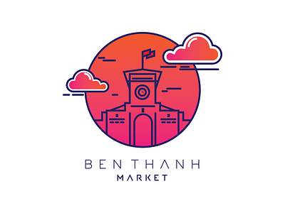 BEN THANH HCM brand design icons logo vietnam