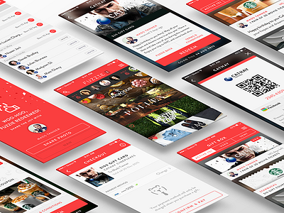 Fuzzie - App screens overview