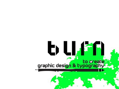 Burn to create creative identity logo logotype