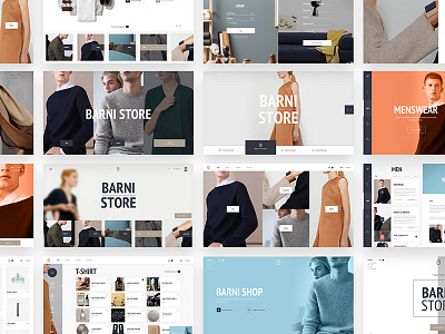 Barni Eshop animation barni commerce free market online psd ressources shop sketch ui ui kit