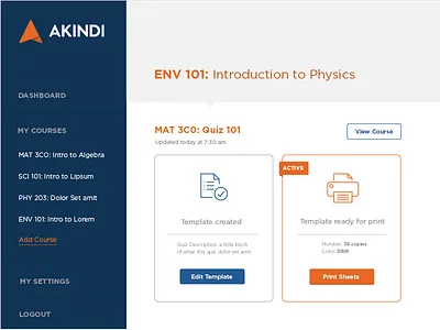 Akindi App UI app digital design flat ui icons ui web app