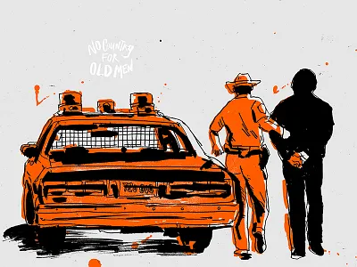 No Country for Old Men 2 art drawing fan illustration men movie old work
