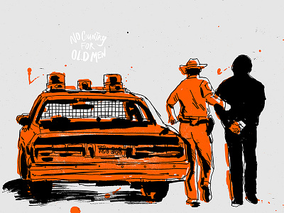 No Country for Old Men 2 art drawing fan illustration men movie old work