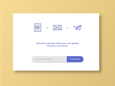 Subscribe app clean concept dailyui design digital flat interface ui user interface ux