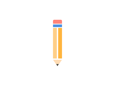 Pencil art brand design draw icon identity illustration logo minimal pencil