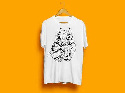 Squirrel animal illustration rodent squirrel t shirt