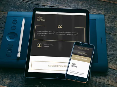 Landing Page corporate landing ui ux web