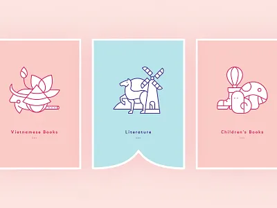 Book Categories book category children fiction genre icon kid library literature vietnam