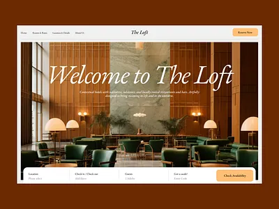 Luxury Hotel Booking Experience booking system classy interface elegant design hospitality tech hotel booking interactive ui luxury ui minimal layout modern aesthetic premium style responsive design travel website ui design ui inspiration user engagement ux design ux experience warm colors web aesthetics web interface