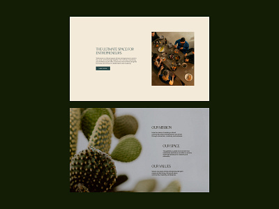 Web design for the conceptual coworking/coliving company art direction design digital design figma graphic design layout typography ui ux uxui visual design web web design webdesign website