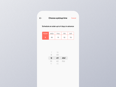 Pick Up Time Mobile App Ui app design mobile pick up time pick up time ap pick up time dashboard pick up time design pick up time details pick up time experience pick up time interface pick up time mobile pick up time option pick up time page pick up time screen pick up time view pick up time widget pivk up time setting screen ui
