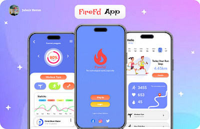 Firefd App app design ui design ui ux ux design wev design