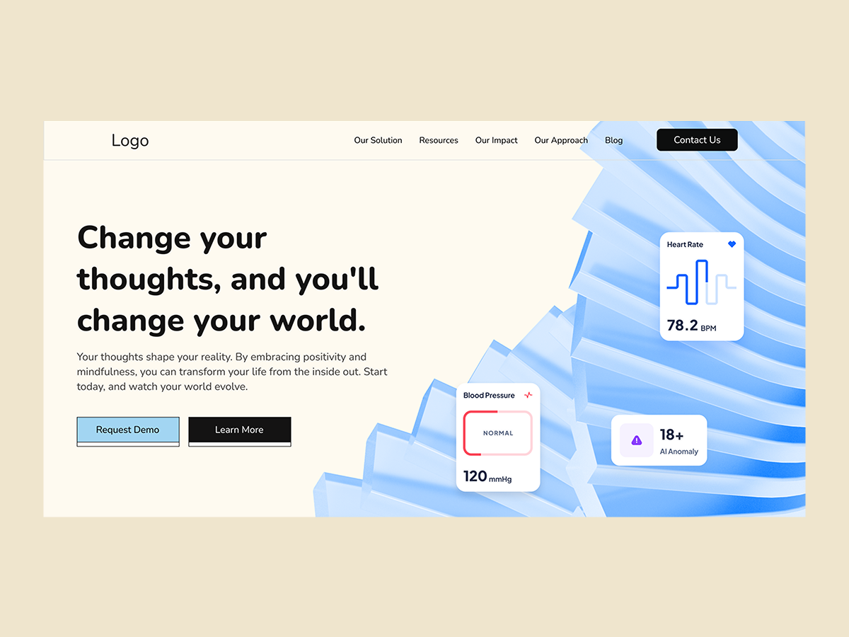 Mental Health Website Design app design figma graphic design health website design mindfull mindfull design mindfull web design ui ui design ui ux design ux website website design