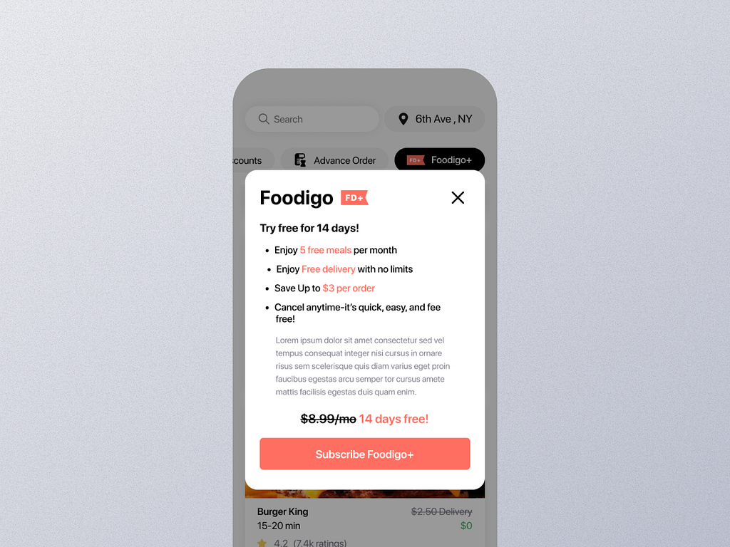 Subscription Mobile App Ui by UI Ants on Dribbble