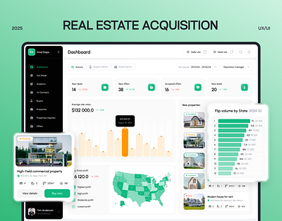 🏠 Real Estate Platform | Property Management SaaS Web App analytics dashboard dashboard design design investment management pipeline property management platform real estate real estate acquisition real estate platform software ui uiux user experience user interface ux web app web app design web platform design