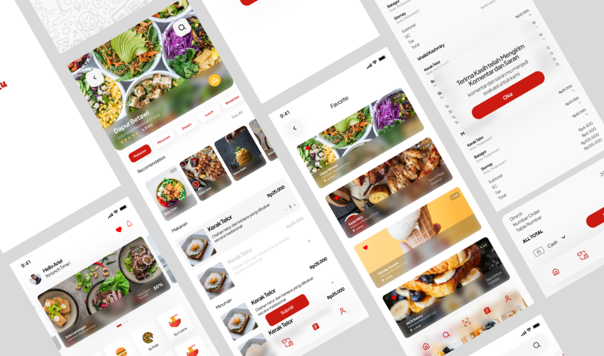 Menuku Mobile App Design For Dine in & Delivery app ui ui ux ui ux app ux design