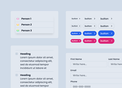 ion Design System design system figma minimal product design ui ui ux web design