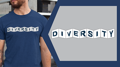 DIVERSITY INCLUSION branding diversity graphic design logo typography