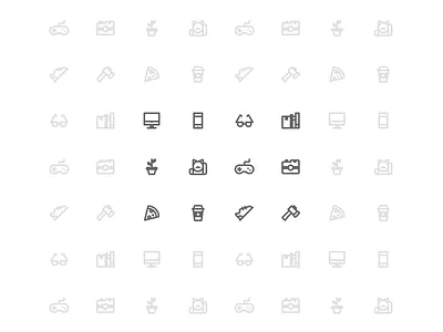 12 free vector icons - designer's house clean elegant eps free freebie icon icons outline png sketch vector