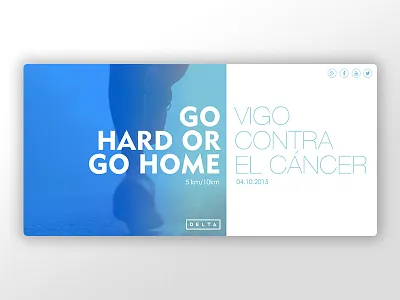 Landing against cancer blue cancer landing race social steel