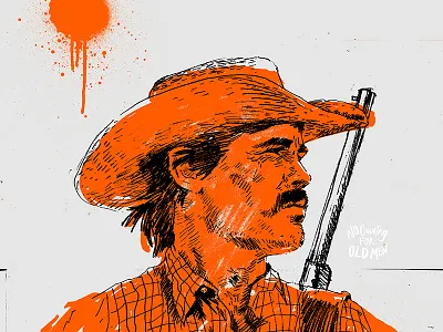 No Country for Old Men 4 art drawing fan illustration men movie old work
