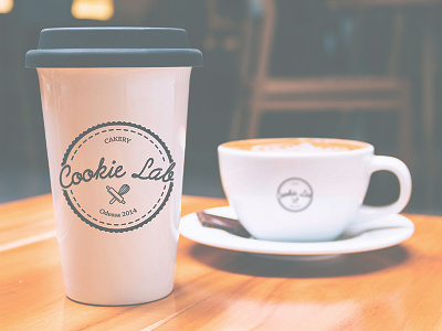 Cookie Lab bakery branding cakery cookie logo logotype