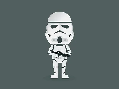 Stormtrooper illustration star wars stormtrooper vector