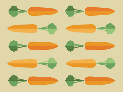 Carrots carrot carrots green illustration orange pattern vegetable vegetables veggie