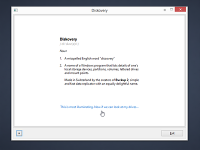 Diskovery Welcome Page