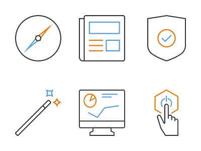 Protonet Icons icons iconset illustrator lines minimal