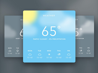 Weather Module card module surf report ui weather