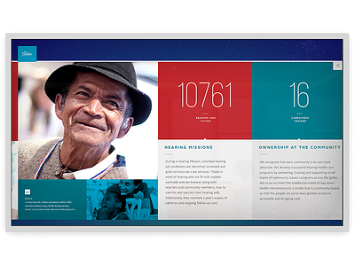Starkey Hearing Interactive Display boxes colombia data editorial interactive layout map tiles visualization web website world