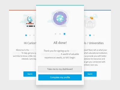 OnBoarding Screens design onboarding onboarding ui sketch ui ux