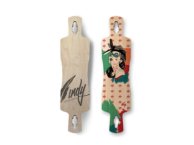 Indy Annie longboard skateboard