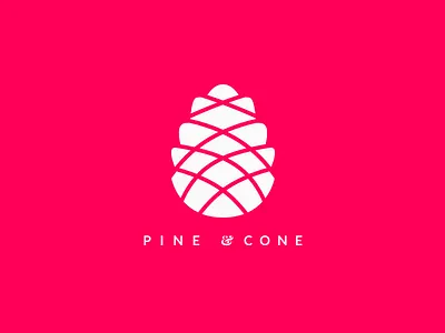 Pine Cone light logo pine cone