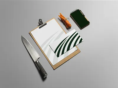 Taste Tuscany (Stationery etc.) food fork green italian restaurant stripes tuscany