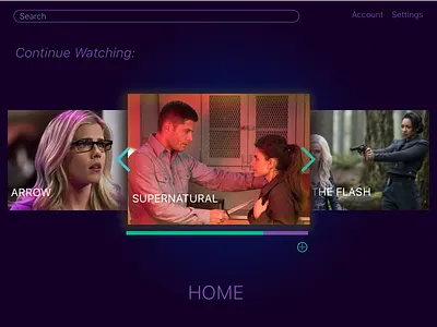 DailyUI #025: TV App dailyui tv app