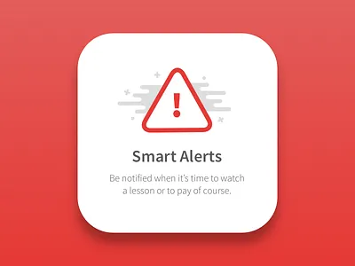Smart Alert alert icon illustration source sans pro stop ui